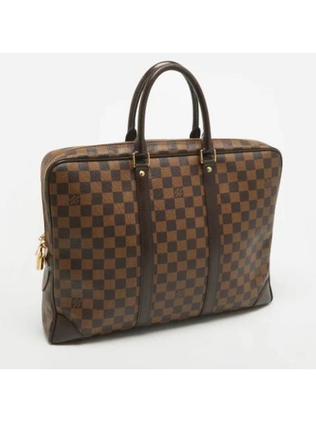 Bolsa de cuero retro Louis Vuitton Vintage marrón