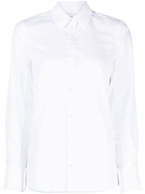 Памучна риза Erdem бяло