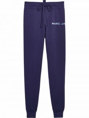 Megztos sportinės kelnes Marc Jacobs mėlyna