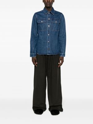 Koszula jeansowa Dries Van Noten niebieska