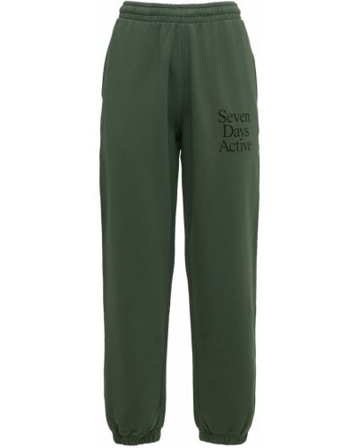 Pantaloni 7 Days Active - Verde
