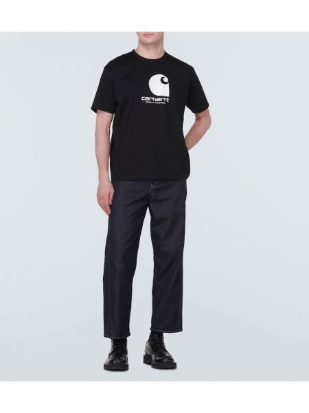 Kokvilnas t-krekls džersija Junya Watanabe melns