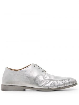 Pantofi derby din piele Marsell argintiu