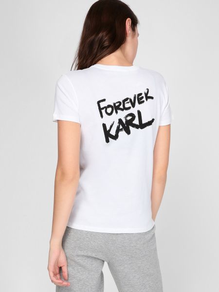 Футболка Karl Lagerfeld, біла