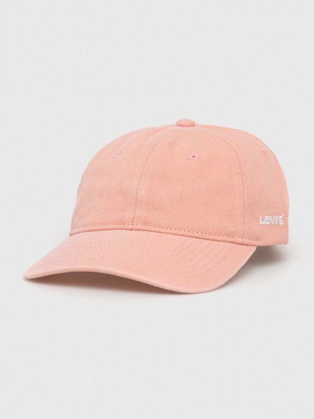 Pamučna kapa Levi's® ružičasta
