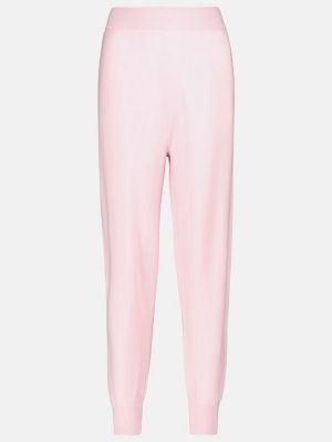 Kašmírové sportovní kalhoty Extreme Cashmere růžové