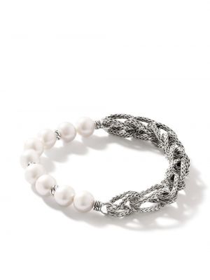 Bracelet avec perles John Hardy argenté