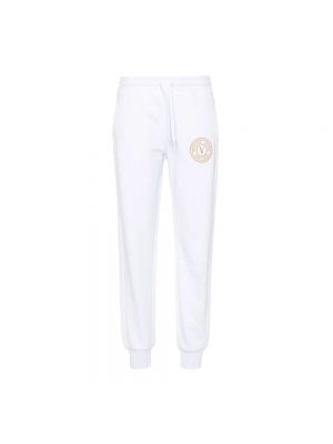 Spodnie sportowe Versace Jeans Couture białe