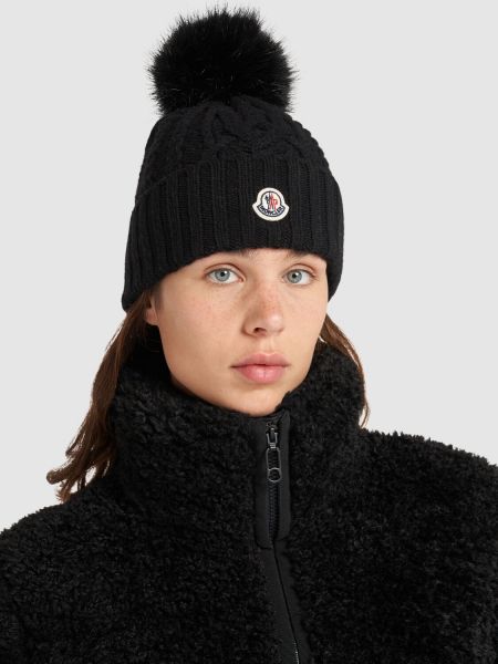 Yün bere Moncler siyah