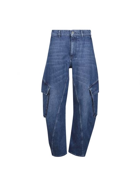 Jeansy relaxed fit Jw Anderson niebieskie