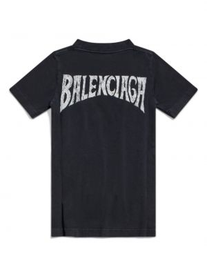 Atogrąžų medvilninis marškinėliai Balenciaga