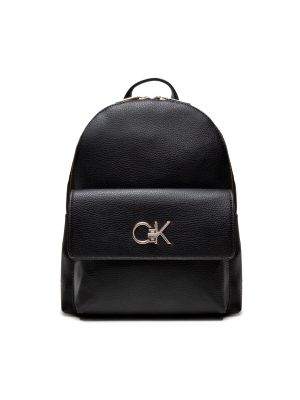 Plecak z kieszeniami Calvin Klein czarny