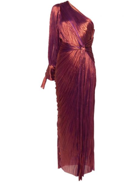 Drapované večerné šaty Maria Lucia Hohan fialová