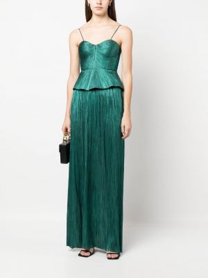 Hedvábné dlouhá sukně Maria Lucia Hohan zelené
