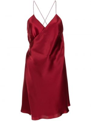Мини рокля Michelle Mason червено