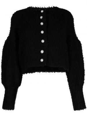 Cardigan din cașmir tricotate Crush Cashmere negru