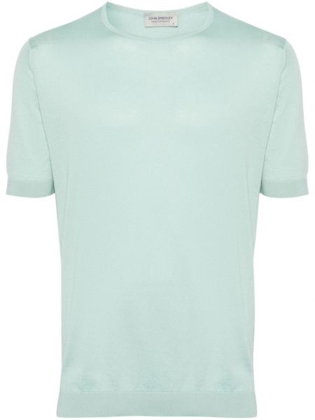 T-shirt aus baumwoll John Smedley grün