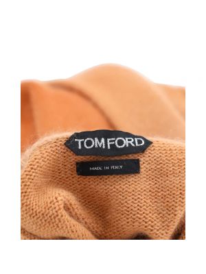 Top de cachemir con estampado de cachemira Tom Ford Pre-owned naranja