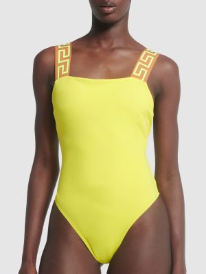 Jednodielne plavky Versace žltá