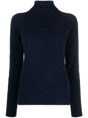 Вълнен пуловер Drumohr синьо