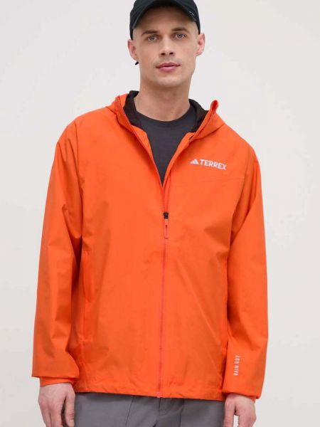 Kabát Adidas Terrex narancsszínű