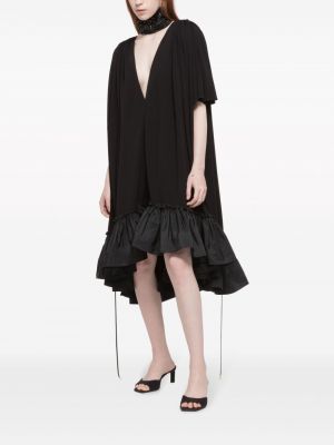 Kleid mit rüschen Az Factory schwarz