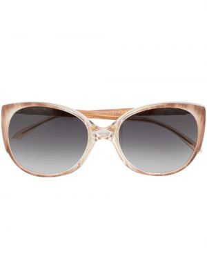 Okulary przeciwsłoneczne gradientowe oversize Yves Saint Laurent Pre-owned brązowe