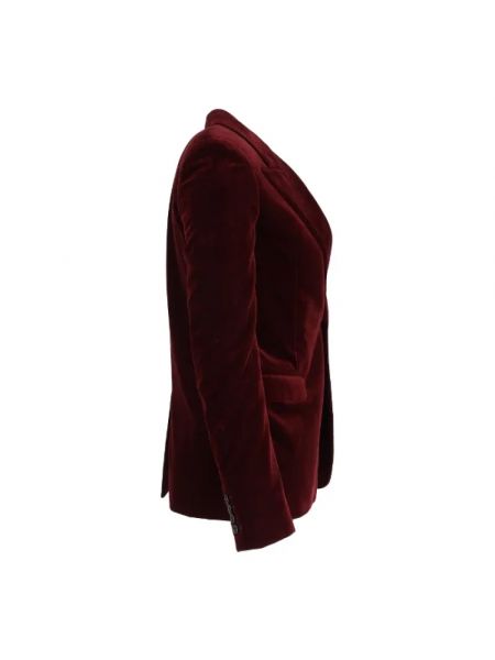Kurtka bawełniana retro Yves Saint Laurent Vintage czerwona