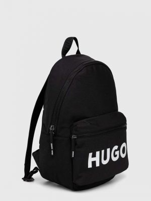 Plecak z nadrukiem Hugo czarny