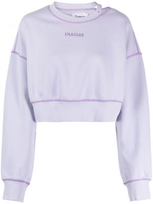 Sweatshirt mit print Izzue lila