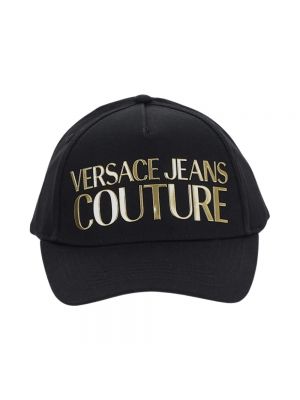 Czapka z daszkiem bawełniana Versace Jeans Couture