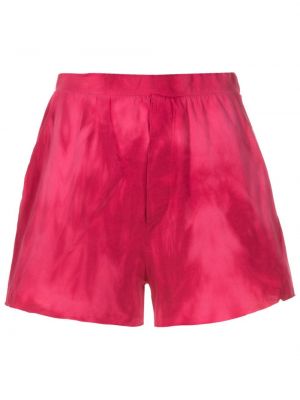 Pantaloni scurți din bumbac Osklen roz