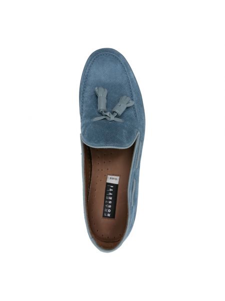 Loafers de ante Fratelli Rossetti azul