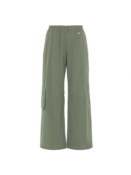 Плетеные брюки в уличном стиле Streetbeat зеленые