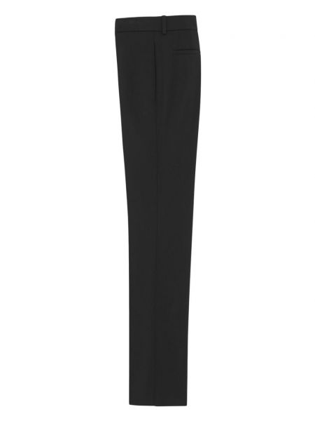 Spodnie z niską talią Saint Laurent czarne