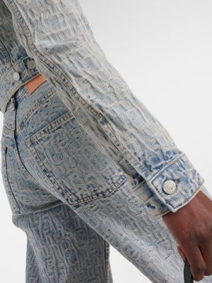 Žakárová džínsová bunda Acne Studios