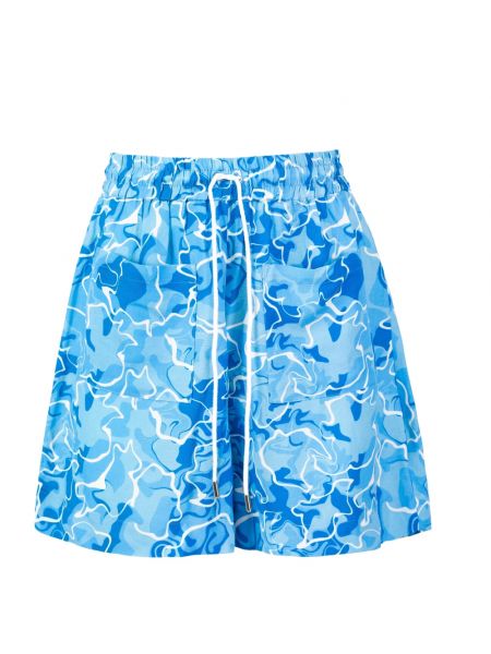 Shorts mit print Jaaf blau
