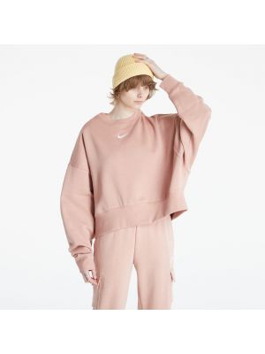 Oversized φούτερ fleece Nike ροζ