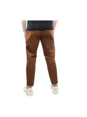 Pantalones slim fit de algodón Liu Jo marrón
