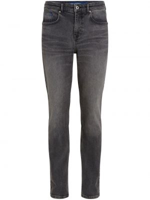 Skinny τζιν σε στενή γραμμή Karl Lagerfeld Jeans μαύρο
