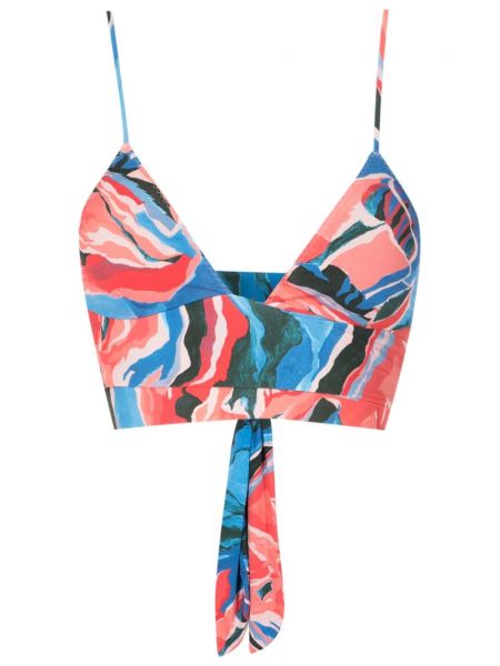 Bikini mit print Clube Bossa blau