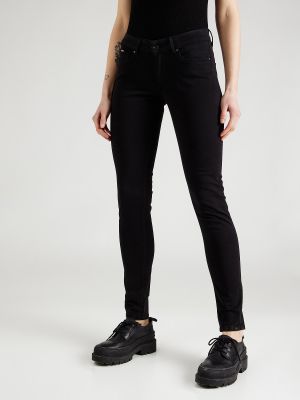 Skinny τζιν Pepe Jeans μαύρο