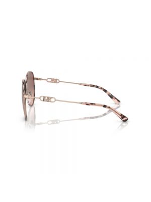 Okulary przeciwsłoneczne z różowego złota Michael Kors