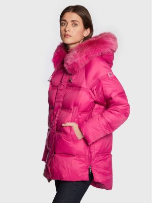 Pernata jakna Fracomina ružičasta