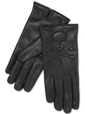 Kožne rukavice Philipp Plein crna