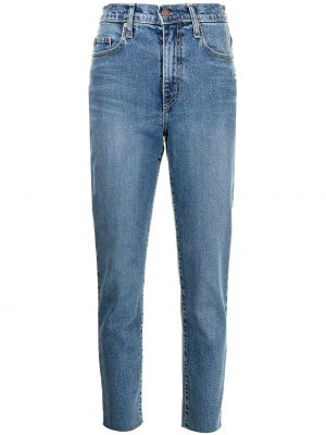 Høy midje straight jeans Nobody Denim blå