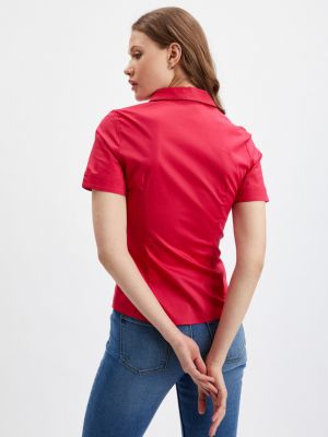 Риза с къс ръкав Orsay червено