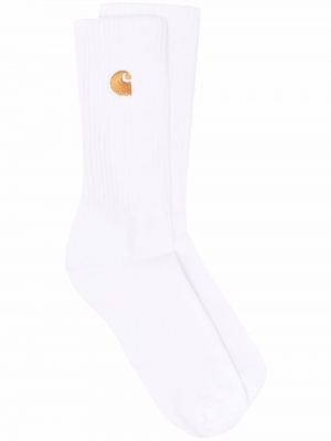 Чорапи бродирани Carhartt Wip бяло