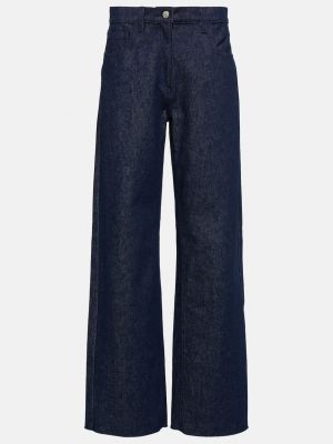 Прямые джинсы с высокой талией Magda Butrym синие