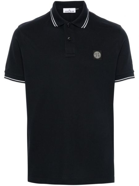 Polo yaka tişört Stone Island mavi